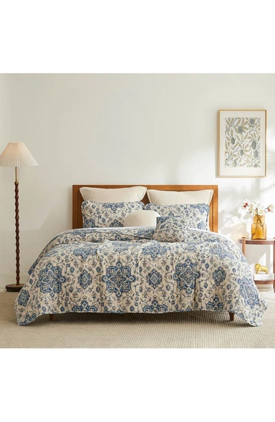 Southshore Fine Linens Persia 7-piece Quilt Set In Indigo
