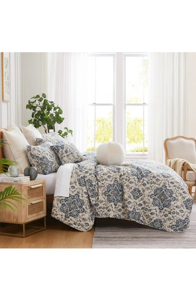 Southshore Fine Linens Persia 7-piece Quilt Set In Indigo