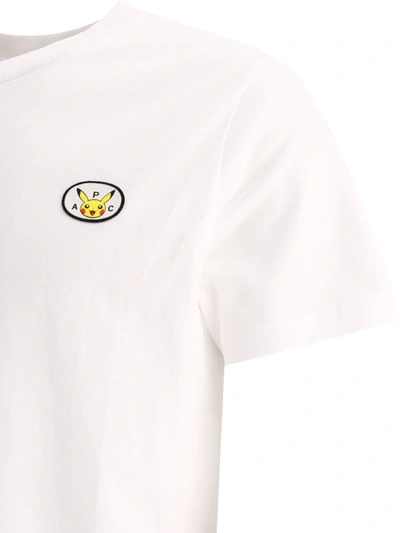 Shop Apc A.p.c. "patch Pokémon" T-shirt In White