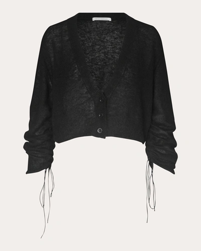 Shop Cecilie Bahnsen Women's Vicki Venus Knit Cardigan In Black