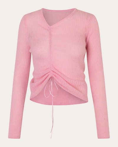 Shop Cecilie Bahnsen Women's Ussi Venus Knit Pullover In Pink