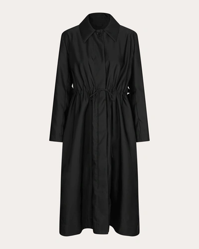Shop Cecilie Bahnsen Women's Vania Nona Nylon Coat In Black
