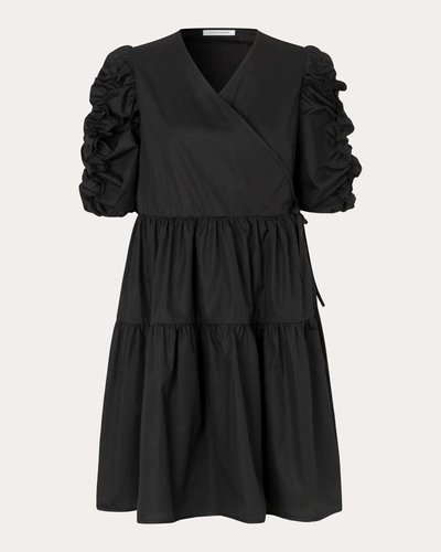 Shop Cecilie Bahnsen Women's Vermont A-line Dress In Black