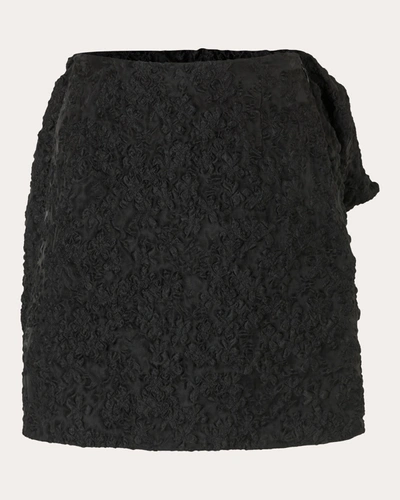 Shop Cecilie Bahnsen Women's Vailis Grasmere Matelassé Skirt In Black
