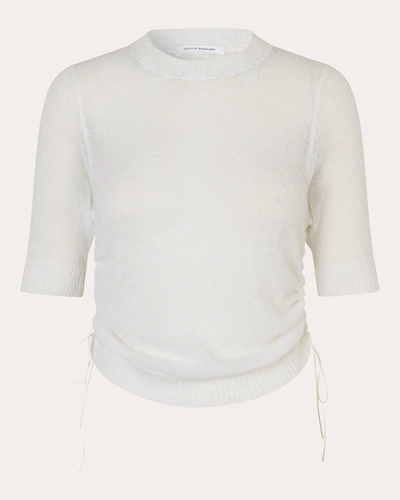 Shop Cecilie Bahnsen Women's Videl Venus Knit Top In White