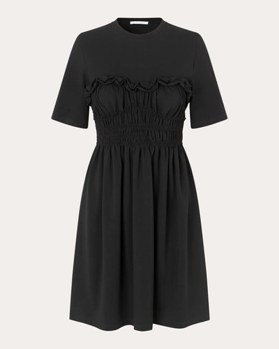 Shop Cecilie Bahnsen Women's Valencia Jersey Dress In Black