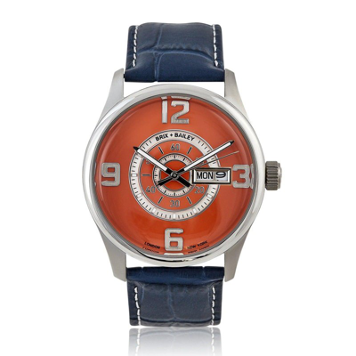 Shop Brix + Bailey The  Simmonds Mens Unisex Women's Wrist Watch Form 5 In Orange