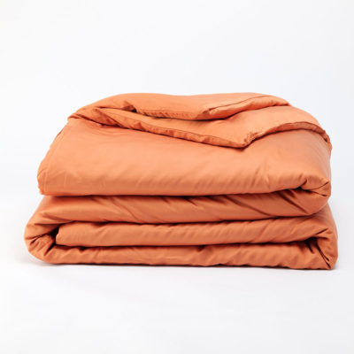 Shop Cushion Lab Trufiber™ Duvet Cover In Orange
