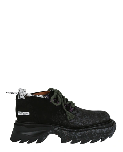 Shop Off-white Rigid Sole Sneakers In Black