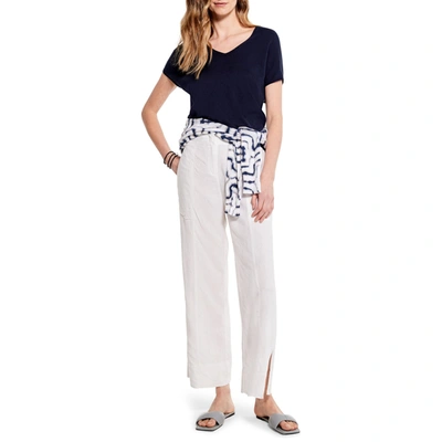 Shop Nic + Zoe Rumba Park Wide-leg Ankle Pant In White