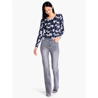 Shop Nic + Zoe Shape Shift Sweater In Blue