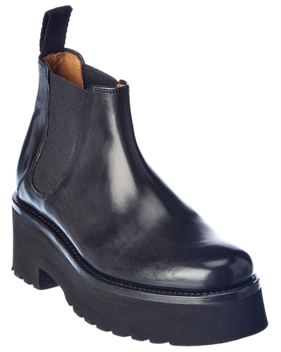 Shop Grenson Naomi Leather Chelsea Boot In Black