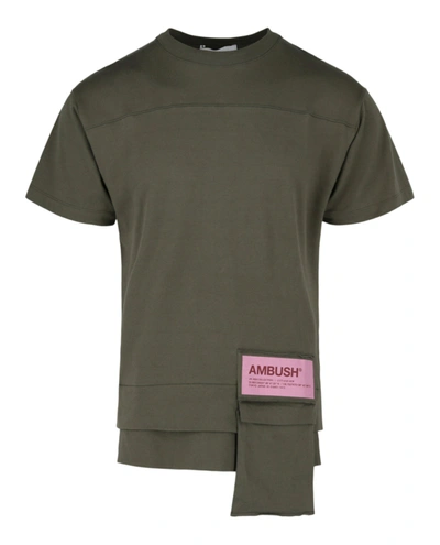 Shop Ambush New Waist Pocket T-shirt In Green