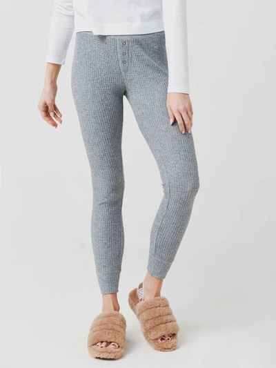 Shop Z Supply Lover Thermal Legging In Heather Grey