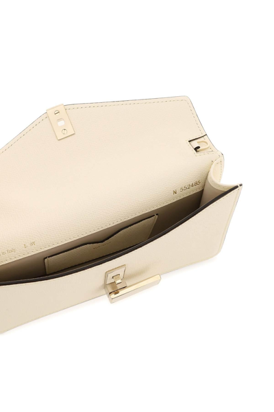 Shop Valextra Iside Clutch In White