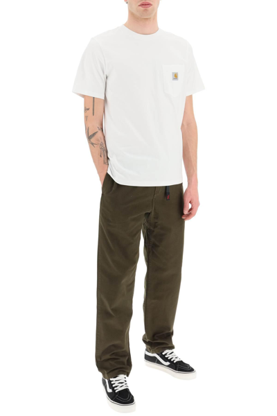 Shop Carhartt T-shirt With Chest Pocket In White