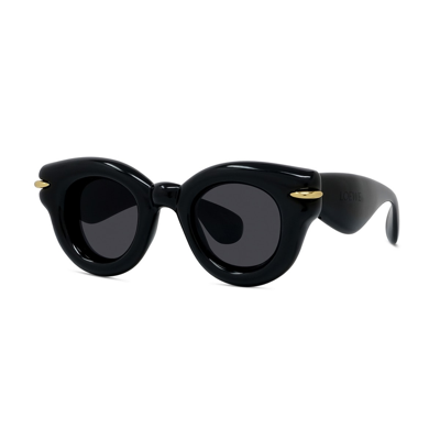 Shop Loewe Lw40118i 01a Sunglasses In Nero