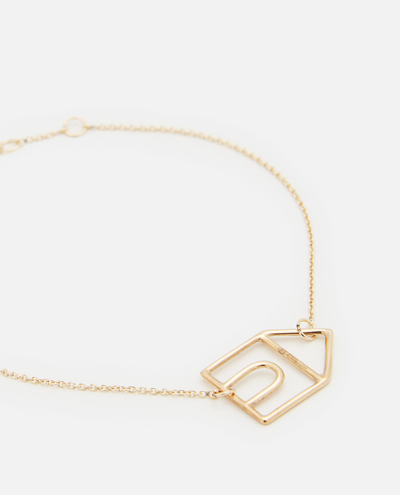 Shop Aliita 9k Gold Casita Pura Chain Bracelet In Golden