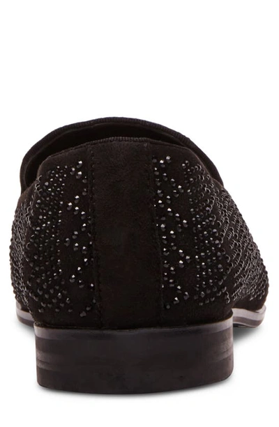 Shop Madden Dapoor Rhinestone Loafer In Black Glitter