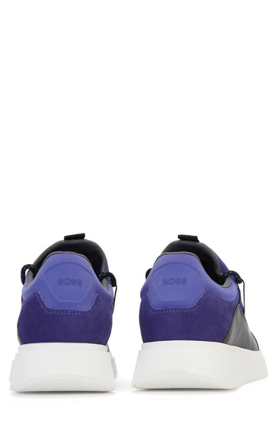 Shop Hugo Boss Bulton Running Shoe In Medium Purple