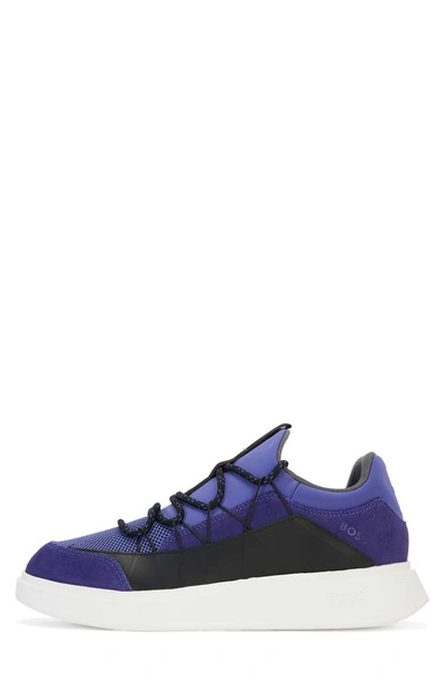 Shop Hugo Boss Bulton Running Shoe In Medium Purple