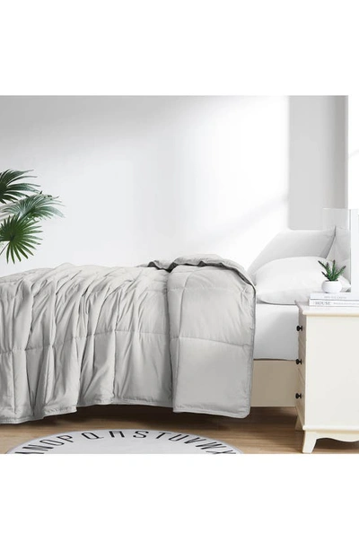 Southshore Fine Linens Vilano Down Alternative In Light Grey