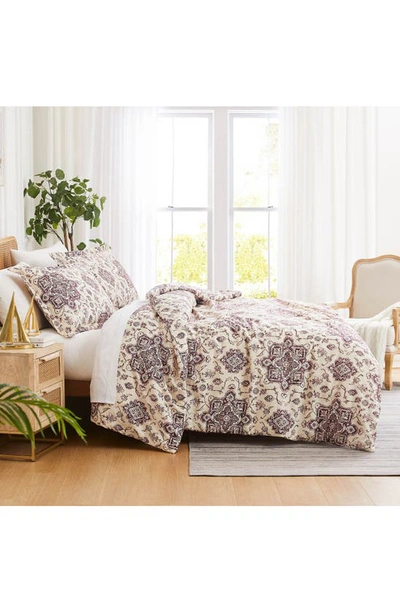 Southshore Fine Linens Persia Duvet Cover Set In Eggplant