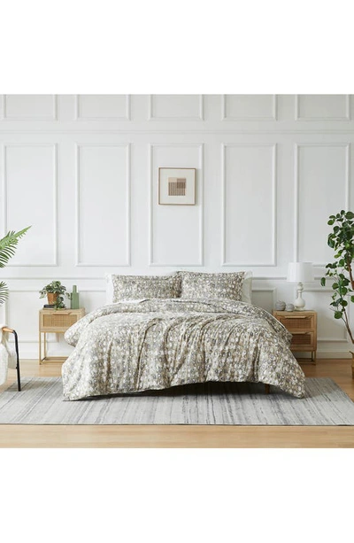 Southshore Fine Linens Rhythm Duvet Cover & Sham Set In Taupe