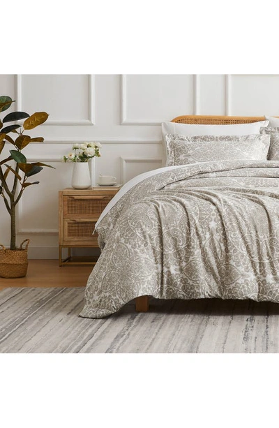 Southshore Fine Linens Ashanti Duvet Cover Set In Bone