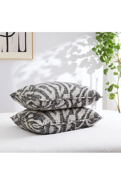 Southshore Fine Linens Khari Quilt & Sham Set In Charcoal