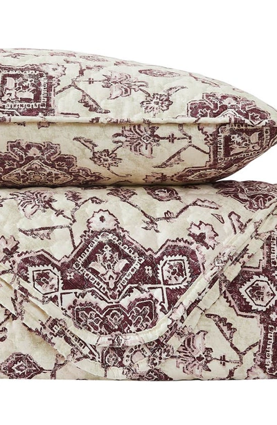 Southshore Fine Linens Depera Persia Quilt & Sham Set In Eggplant