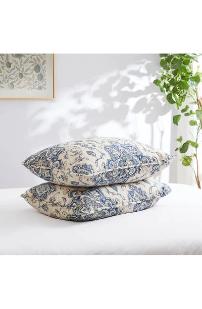 Southshore Fine Linens Persia Quilt & Sham Set In Indigo
