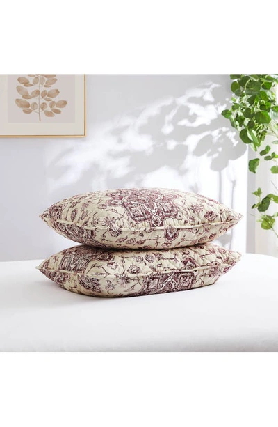 Southshore Fine Linens Depera Persia Quilt & Sham Set In Eggplant