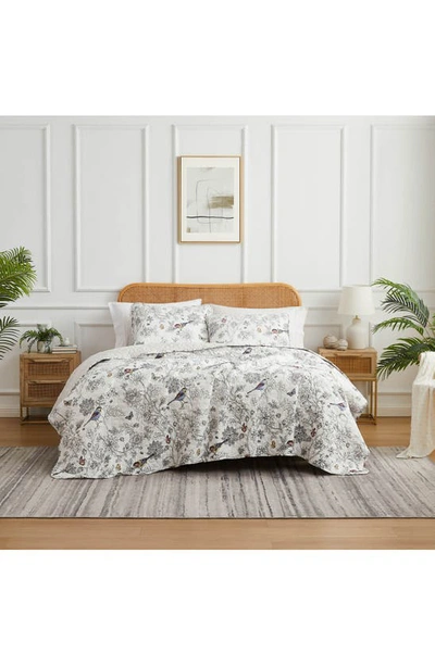 Southshore Fine Linens Bayberry Quilt & Sham Set In Off-white