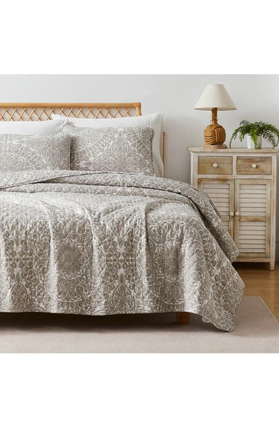Southshore Fine Linens Ashanti Quilt & Sham Set In Bone