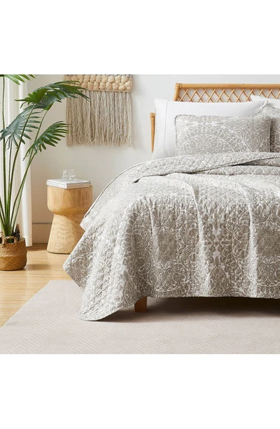 Southshore Fine Linens Ashanti Quilt & Sham Set In Bone