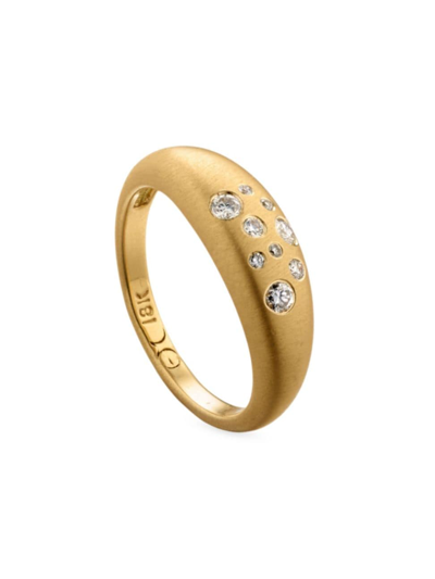 Shop Elizabeth Moore Women's Fairy Dust 18k Yellow Gold & 0.15 Tcw Diamond Ring