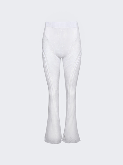 Shop Roberta Einer Disco Trousers In White