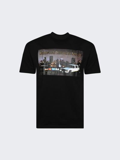 Shop Saintwoods Limo Tee In Black