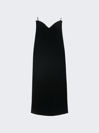 Shop Loewe Bustier Dress In Black