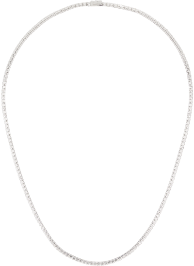 Shop Numbering Silver #3724 Necklace In White