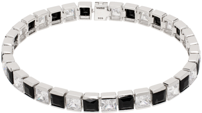 Shop Numbering Silver & Black #3954 Bracelet