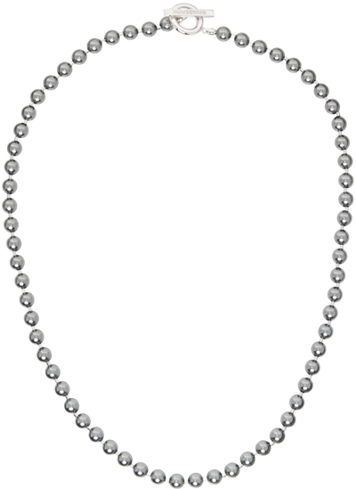 Shop Numbering Gray #9718m Necklace In Black