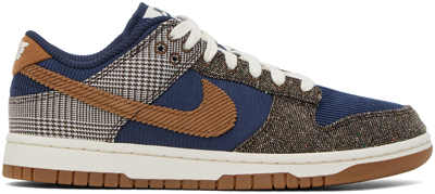 Shop Nike Multicolor Dunk Low Sneakers In Midnight Navy/ale Br