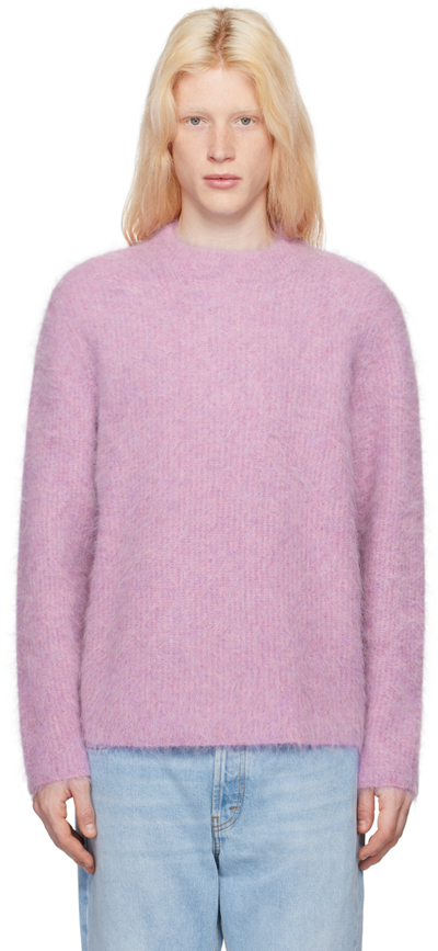 Shop Séfr Purple Haru Sweater In Malbec