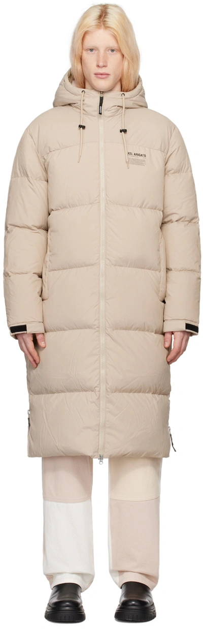 Axel Arigato Beige Lumia Down Coat In Beige