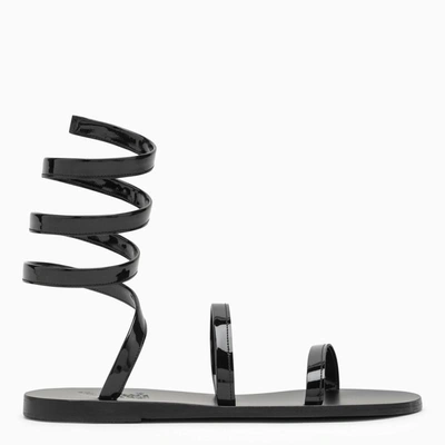 Shop Ancient Greek Sandals Ofis Low Sandals In Black