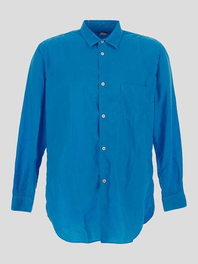 Shop Comme Des Garçons Comme Des Garcons Shirts In Blue