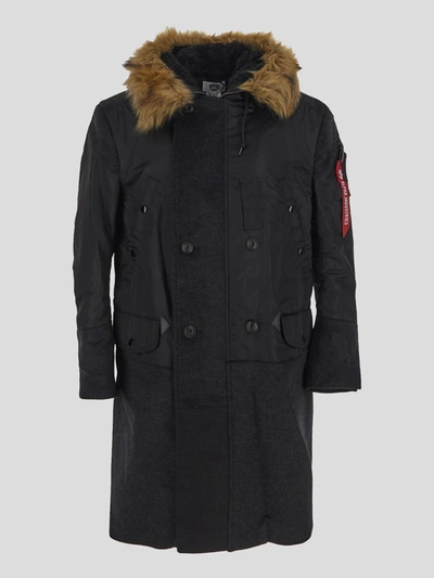 Shop Junya Watanabe Hooded Coat