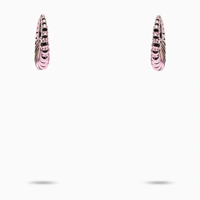 Shop So-le Studio Metallic Revolve Earrings In Pink